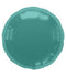 18" Foil Round Teal