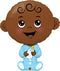 38" BOY BROWN SKIN TONE SHP -PKG