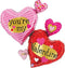 30" Valentine Multi Heart