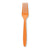 Sunkissed Orange Plstc Forks 24ct