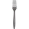 Glam Gray Plstc Forks 24ct