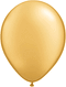 5" METALLIC GOLD LATEX BALLOON 100 ct