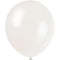 12" Clear 72ct Latex Balloon