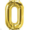 34" GOLD NUMBER 0 - PKG