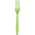 Fresh Lime Plstc Forks 24ct