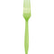 Fresh Lime Plstc Forks 24ct