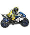 36" Moto Racing Bike Blue And Yellow