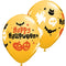 11" HALLOWEEN FUN ICONS LATEX 50ct