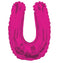 14" Hot Pink U Air Filled Balloon