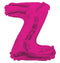 14" Hot Pink Z Air Filled Balloon