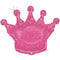 36" Glittering Crown Pink