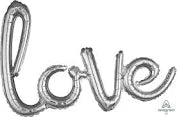 28" Love Silver