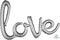 28" Love Silver