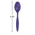 Purple Plstc Spoons