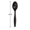 Black Velvet Plstc Spoons