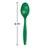 Emerald Green Plstc Spoons