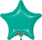 21" TEAL STAR