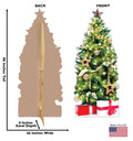 Christmas Tree 70"x25" Cutout