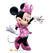 Minnie Dance - Pink Dress Cardboard Cutout