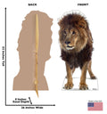 Lion 52" x 26" cutout