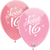 12" RND 8CT Sweet 16 Pink Latex Balloon