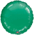 18" GREEN ROUND FOIL - FLAT