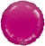 FUCHSIA ROUND FOIL- FLAT