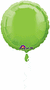 IRID LIME GREEN ROUND - FLAT