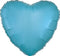 Heart Foil Caribbean Blue