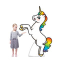 Rainbow Unicorn 69" x 45" Cutout