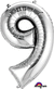 34" NUMBER 9 SILVER - PKG