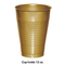 Glittering Gold 12 Oz. Plastic Cup