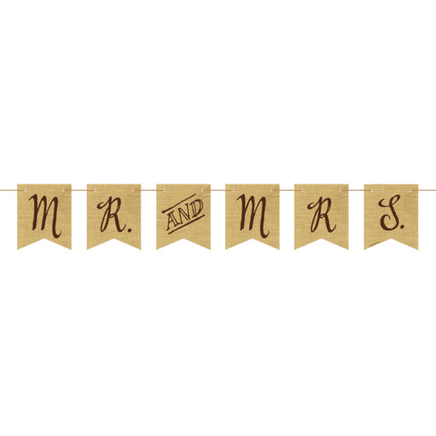 RUSTIC WEDDING BANNER
