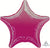 19" FUCHSIA STAR