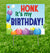23x15 Yard Sign: Honk It's My Bday