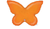 30" BUTTERFLY SOLID ORANGE