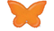 30" BUTTERFLY SOLID ORANGE