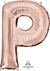 32" LETTER P ROSE GOLD - PKG