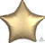 19" Luxe Gold Sateen Star