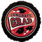 Graduation Red Foil Round