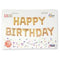 16" Foil HBD Banner Letter Set