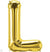 34" Gold Letter L