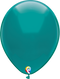 12"  RND   15CT DEEP TURQUOISE Latex Balloon