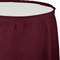 Burgundy Plst Tbl Skirt