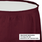 Burgundy Plst Tbl Skirt