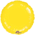 18" MET YELLOW ROUND FOIL - FLAT