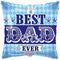 18" ROYAL BEST DAD EVER SQUARE