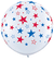 Qualatex 3' Red & Blue Star 2ct
