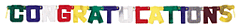 CONGRATULATIONS BANNER 4'
