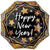 22" Happy New Year Gold Sparkle